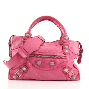 Balenciaga City Giant Studs Bag Leather Medium