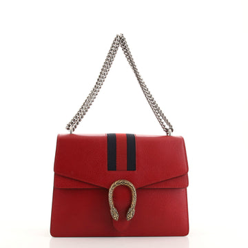 Gucci Web Dionysus Bag Leather Medium