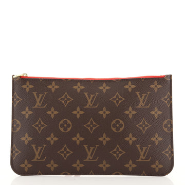 Louis Vuitton Neverfull Pochette Monogram Canvas Large
