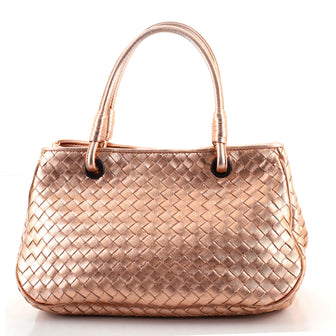 Bottega Veneta Open Shopping Tote Intrecciato Nappa Small