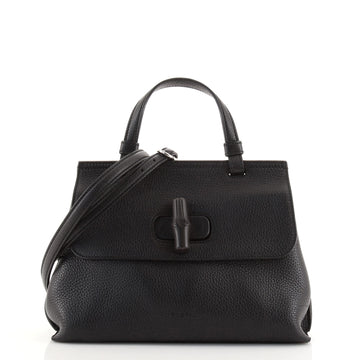 Gucci Bamboo Daily Top Handle Bag Leather Small