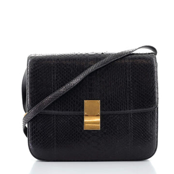 Celine Classic Box Bag Python Large