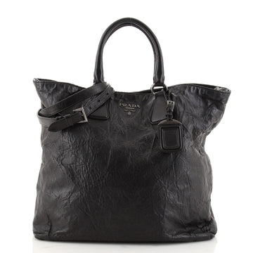Prada Convertible Shopper Tote Nappa Antique Large