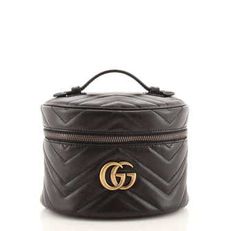 Gucci GG Marmont Vanity Backpack Matelasse Leather Mini