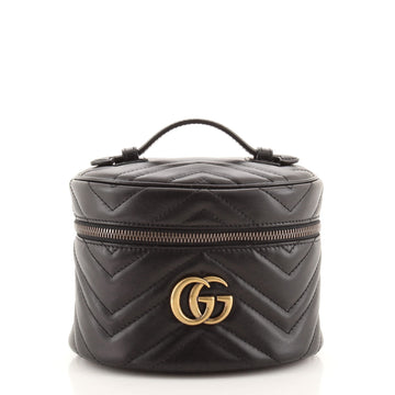 Gucci GG Marmont Vanity Backpack Matelasse Leather Mini