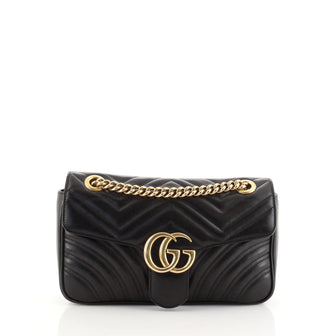 Gucci GG Marmont Flap Bag Matelasse Leather Small