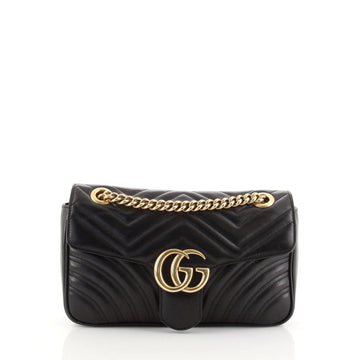 Gucci GG Marmont Flap Bag Matelasse Leather Small