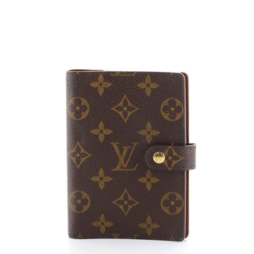 Louis Vuitton Ring Agenda Cover Monogram Canvas PM