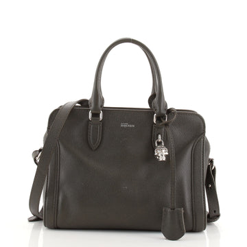 Alexander McQueen Padlock Zip Around Tote Leather Small