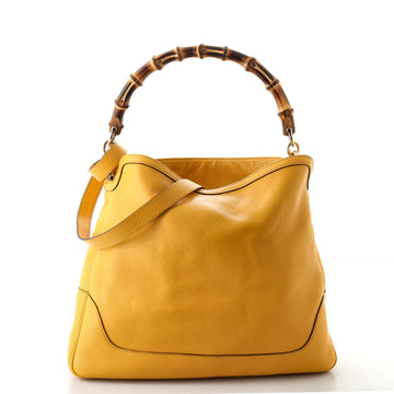 Gucci Diana Bamboo Convertible Shoulder Bag Leather Medium