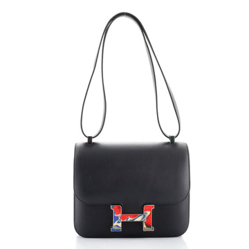 Hermes Constance Bag Swift with Marble Enamel 24