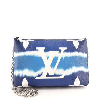 Louis Vuitton Double Zip Pochette Limited Edition Escale Monogram Giant
