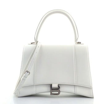 Balenciaga Hourglass Top Handle Bag Leather Medium