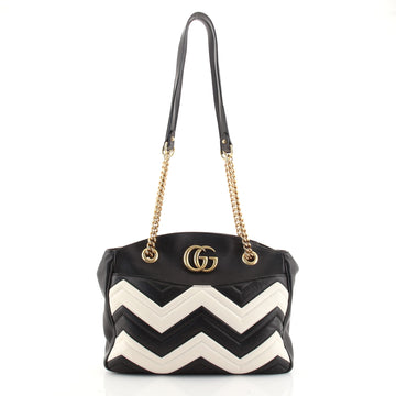 Gucci GG Marmont Chain Tote Matelasse Leather Medium