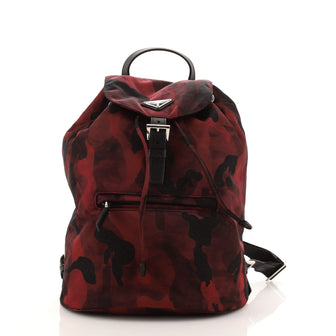Prada Camouflage Backpack Tessuto Medium