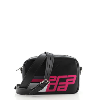 Prada Logo Camera Bag City Calf Medium