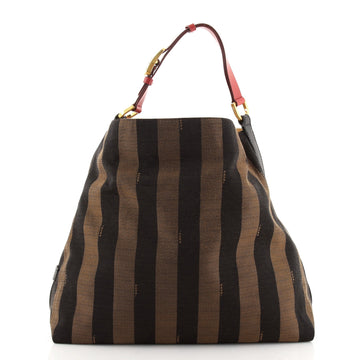Fendi Pequin Hobo Canvas