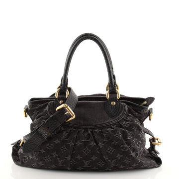 Louis Vuitton Neo Cabby Handbag Denim MM