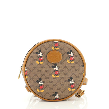 Gucci Disney Mickey Mouse Round Backpack Printed Mini GG Coated Canvas Mini