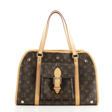 Louis Vuitton Baxter Dog Carrier Monogram Canvas GM
