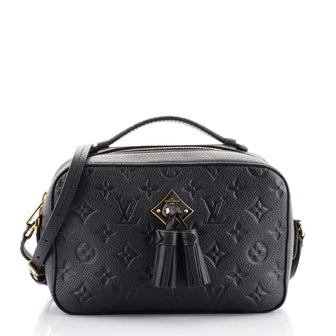 Louis Vuitton Saintonge Handbag Monogram Empreinte Leather