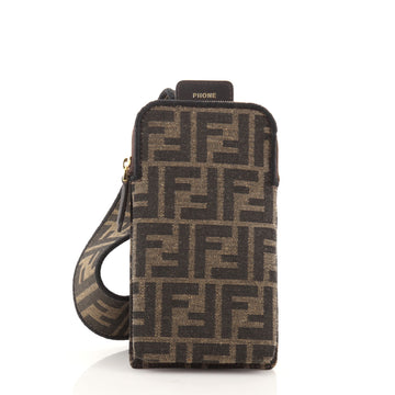 Fendi Strap You Shoulder Strap with Pouch Zucca Canvas