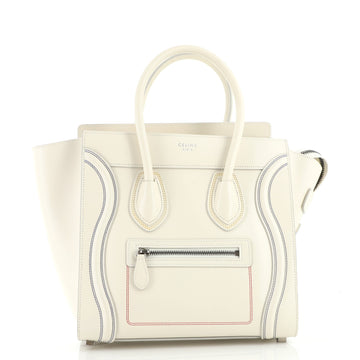 Celine Luggage Bag Smooth Leather Micro