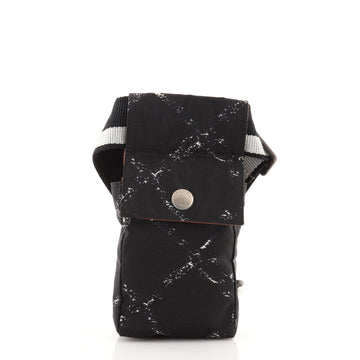 Chanel Travel Line Waist Bag Printed Nylon Mini