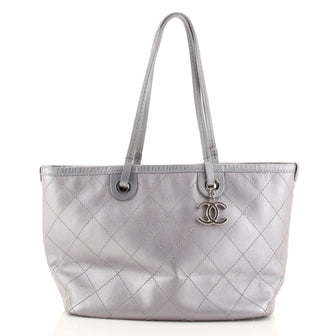 Chanel Fever Tote Quilted Caviar Small
