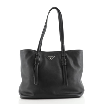 Prada Belted Soft Tote Saffiano Leather Medium
