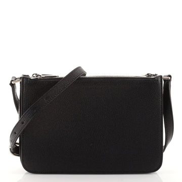 Burberry Penhurst Triple Zip Crossbody Leather Small