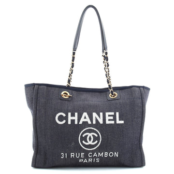 Chanel Deauville Tote Denim Small