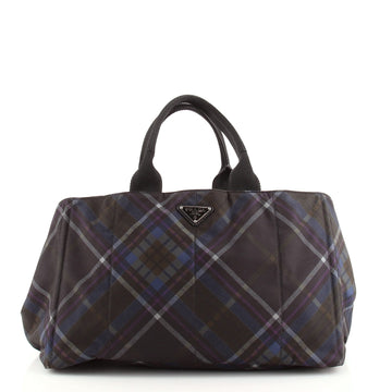 Prada Canapa Tote Printed Tessuto Medium