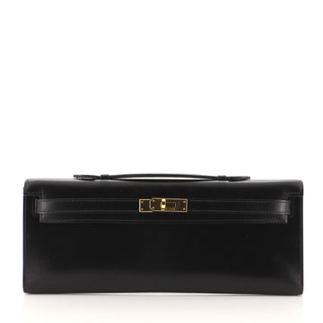 Hermes Kelly Cut Pochette Box Calf