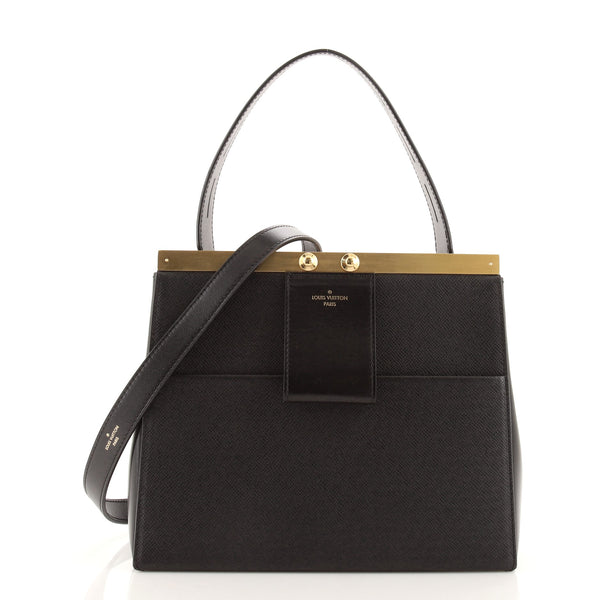 Louis Vuitton 2018 Taiga City Frame Bag - Black Satchels, Handbags