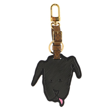 Louis Vuitton Dog Bag Charm and Key Holder Limited Edition Grace Coddington Epi Leather and Reverse Monogram Canvas