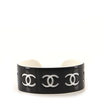 Chanel Multiple CC Cuff Bracelet Resin