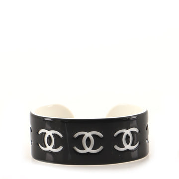 Chanel Multiple CC Cuff Bracelet Resin