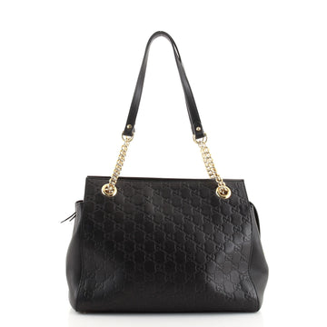 Gucci Soft Signature Shoulder Bag Guccissima Leather Medium