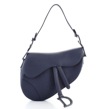 Christian Dior Ultra Matte Saddle Handbag Leather Medium