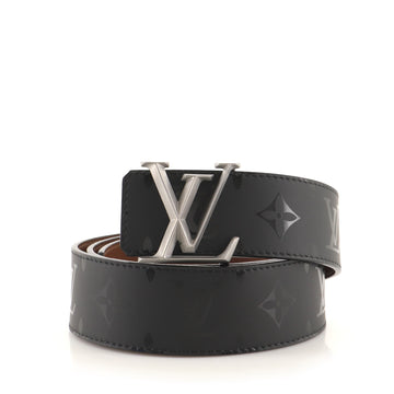 Louis Vuitton LV Initiales Reversible Belt Monogram Eclipse Calfskin Wide