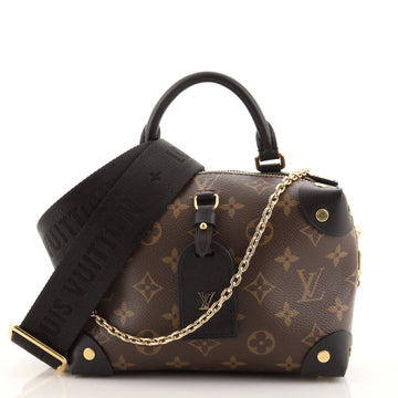 Louis Vuitton Petite Malle Souple Handbag Monogram Canvas