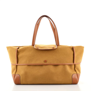 Hermes Passe-Passe Bag Toile and Leather 43