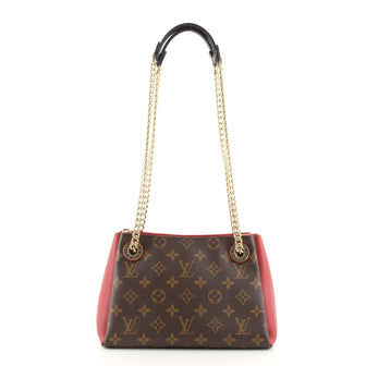 Louis Vuitton Surene Handbag Monogram Canvas with Leather BB