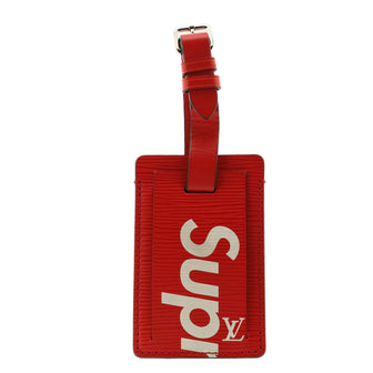 Louis Vuitton Luggage Tag Limited Edition Supreme Epi Leather