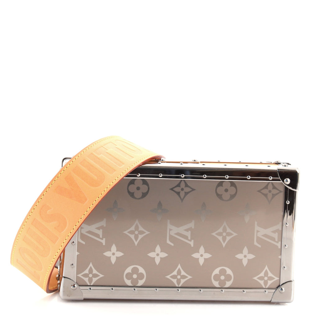 Authentic Louis Vuitton LV Titanium Clutch Box, Luxury, Bags