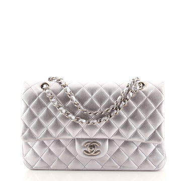 Chanel Classic Double Flap Bag Quilted Iridescent Lambskin Medium