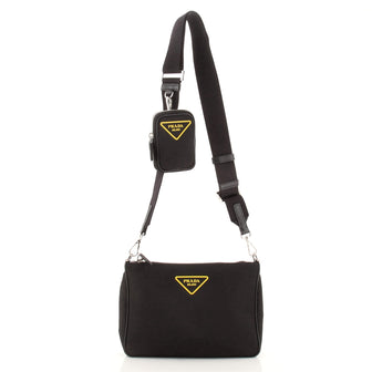 Prada Re-Edition Zip Messenger Bag Tessuto Small