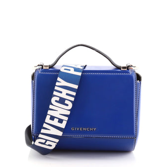 Givenchy Logo Strap Pandora Box Bag Leather Mini