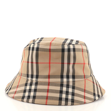 Burberry Bucket Hat Vintage Check Canvas